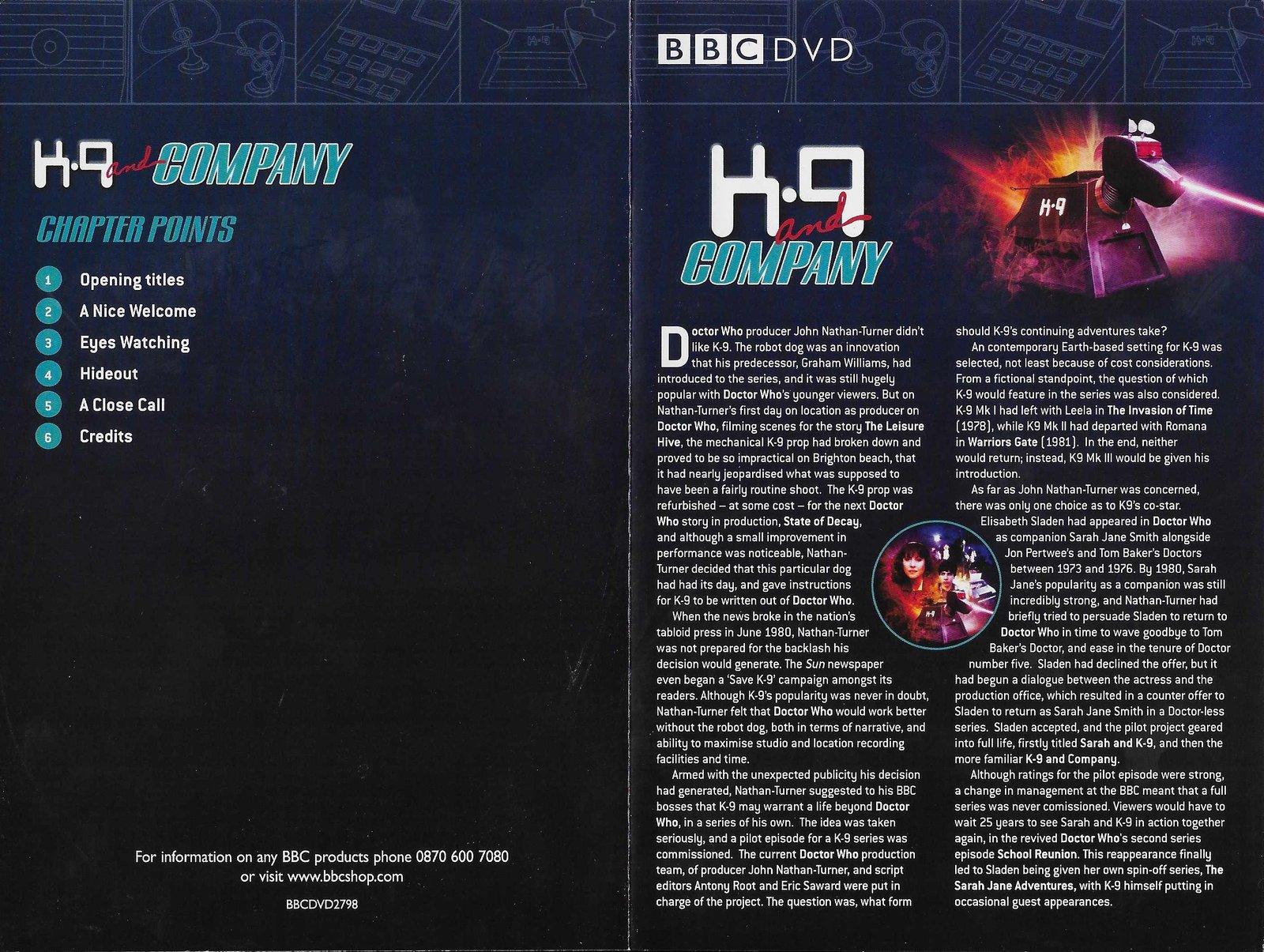 Inserts from BBCDVD 2798